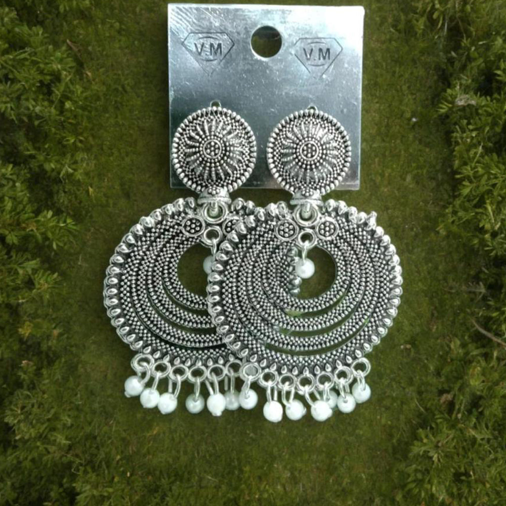 VM Imitation Radiance Dazzling Rhodium Plated Earrings To Slay Every Look