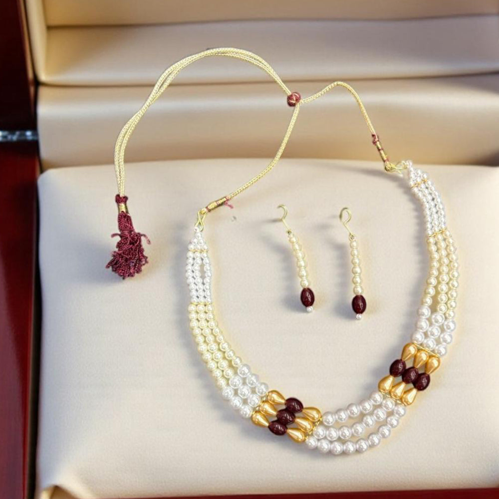 VM Imitation Ethnic Colorful Beads Jewelry Necklace Set
