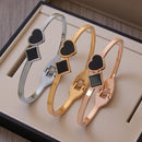 VM Imitation Designer Heart-Shaped Openable Bracelet