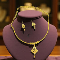 VM Imitation Ethnic Austrian Stone Necklace Set