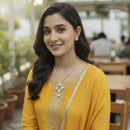 VM Imitation Fancy Austrian Stone And Pearl Statement Necklace Set