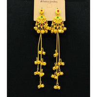 VM Imitation Look Kashmiri Pota Stone Kashmiri Ghungroo Dangler Earrings