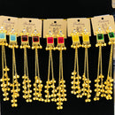 VM Imitation Look Kashmiri Pota Stone Kashmiri Ghungroo Dangler Earrings