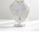 VM Imitation Premium Sparkling Crystal Stone Pendant Set