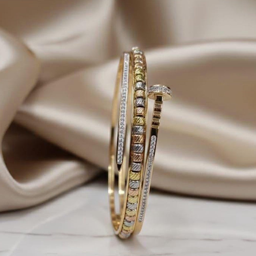 VM Imitation Delicate Austrian Stone Adjustable Bracelet ( Pack of 12)