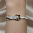 VM Imitation Delicate Austrian Stone Adjustable Bracelet ( Pack of 12)