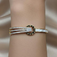 VM Imitation Delicate Austrian Stone Adjustable Bracelet ( Pack of 12)