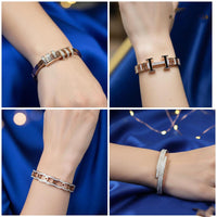 VM Imitation Delicate Austrian Stone Adjustable Bracelet (Assorted Desing) ( Pack of 12)