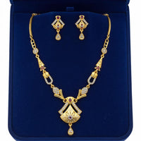 VM Imitation Royal Austrian Stone Necklace Set (Pack of 12)