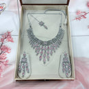 VM Imitation American Diamond Long Necklace Set (Pack of 6)