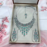 VM Imitation American Diamond Long Necklace Set (Pack of 6)