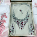 VM Imitation American Diamond Long Necklace Set (Pack of 6)