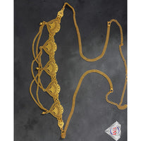 VM Imitation Royal Antique Gold Plated Necklace Set