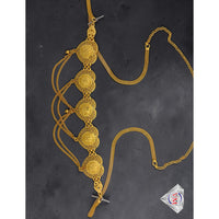VM Imitation Royal Antique Gold Plated Necklace Set