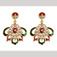 Hania Jewels Graceful Ethnic Earrings with Festive Hues
