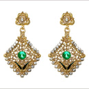 Hania Jewels Graceful Ethnic Earrings with Festive Hues