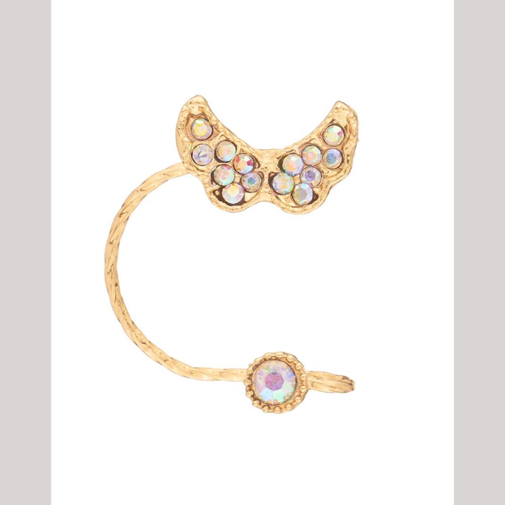 Hania Jewels Cute Butterfly Design Adjustable Ring
