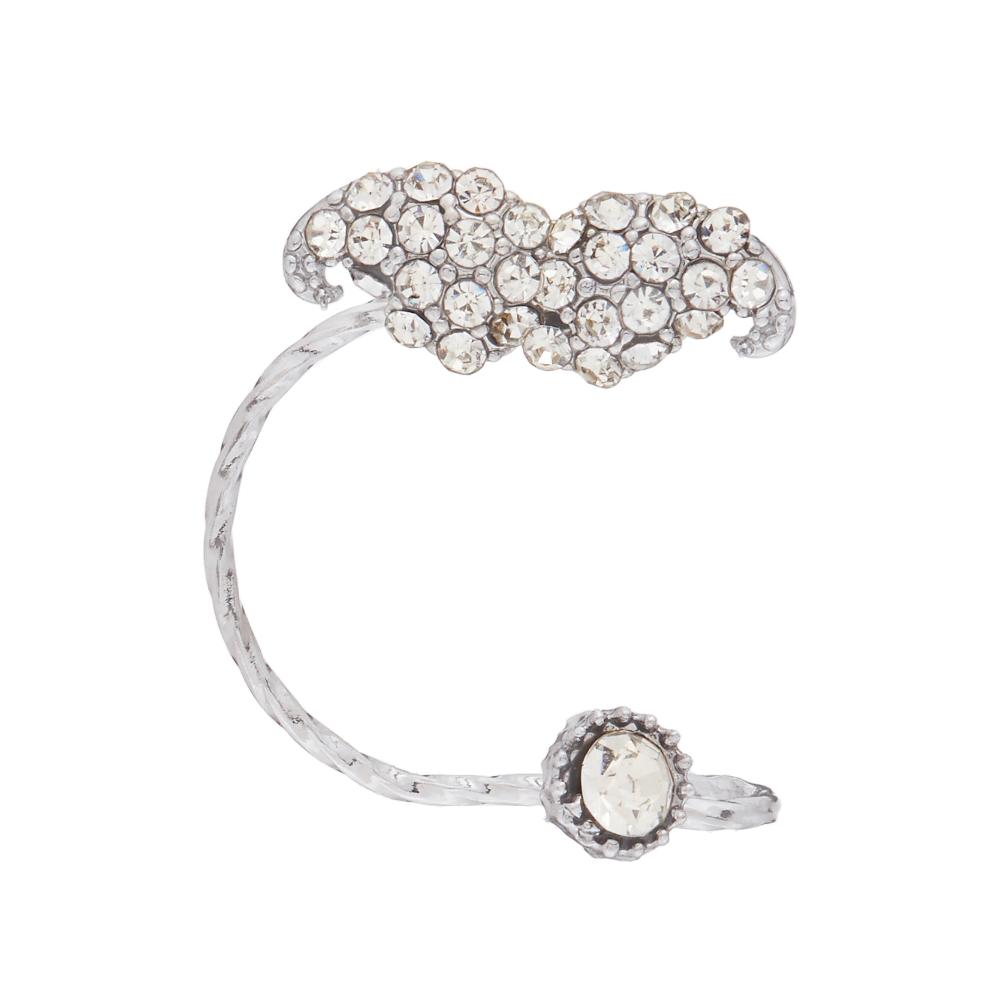 Hania Jewels Fun Mustache Motif Adjustable Ring
