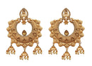  Hania Jewels Traditional Chandbali Earrings with Pearl Drops