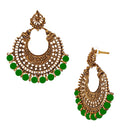  Hania Jewels Traditional Chandbali Earrings with Beads