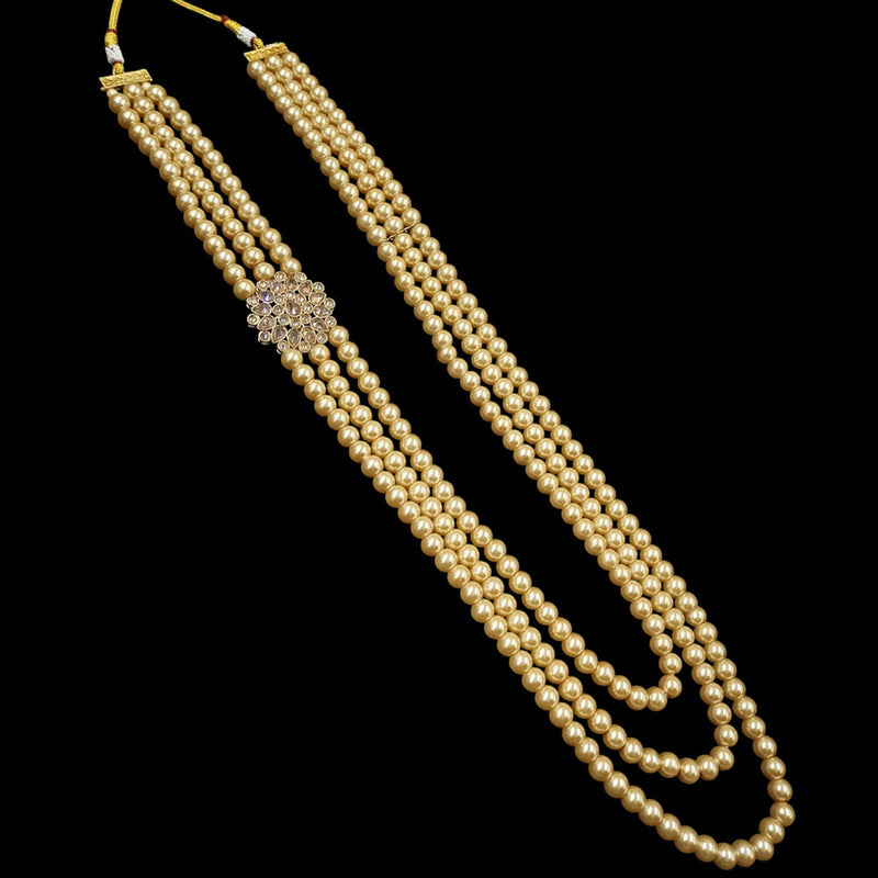 NAFJ Gold Plated Pearl Mala