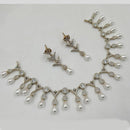 NAFJ Party Wear Austrian Stone Necklace Set
