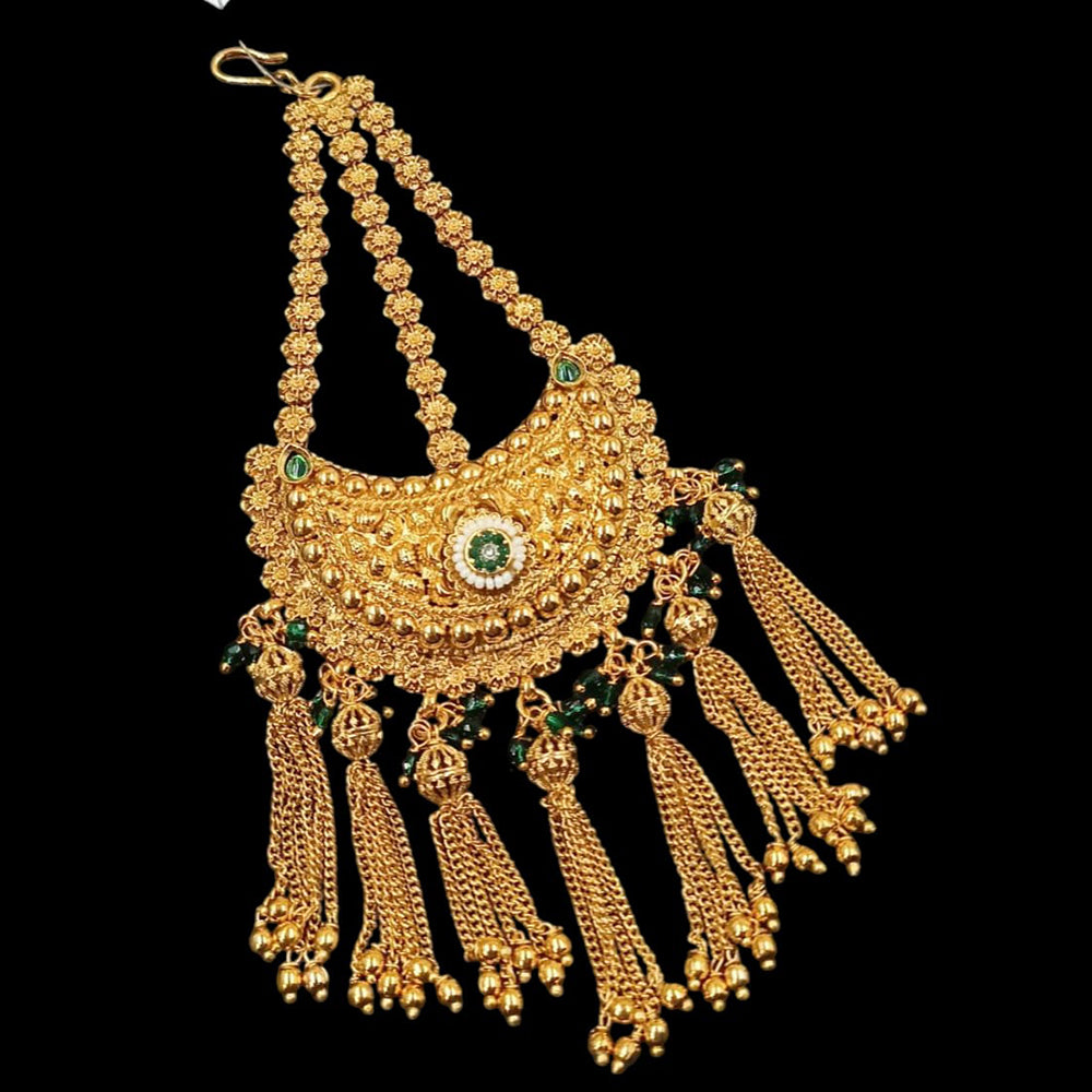 NAFJ Copper Gold Plated Pota Stone Pasa