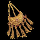 NAFJ Copper Gold Plated Pota Stone Pasa