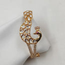 NAFJ Designer Gold Plated Kundan Polki Openable Bracelet