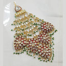 NAFJ Royal Gold-Plated Kundan & Pearl Meenakari A Touch of Timeless Tradition Pasa