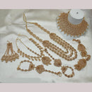 NAFJ Gold Plated Austrian Stone Bridal Set