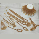 NAFJ Gold Plated Austrian Stone Bridal Set
