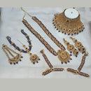 NAFJ Gold Plated Austrian Stone Bridal Set