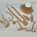 NAFJ Gold Plated Austrian Stone Bridal Set