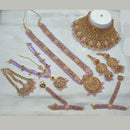 NAFJ Gold Plated Austrian Stone Bridal Set