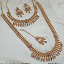 NAFJ Gold Plated Pota Stone Necklace Combo