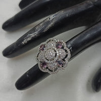 NAFJ Luxury American Daimonds Ring Ideal for Bridal & Festive Occasions