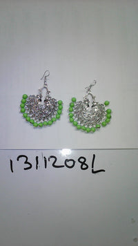  Hania Jewels Traditional Chandbali Earrings with Beads