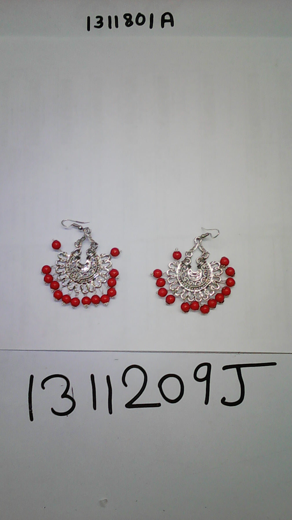 Hania Jewels Traditional Chandbali Earrings with Beads