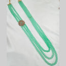NAFJ Graceful Glam Gold Plated Crystals & Beads Long Necklace