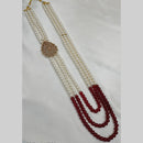 NAFJ Graceful Glam Gold Plated Crystals & Beads Long Necklace