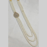NAFJ Graceful Glam Gold Plated Crystals & Beads Long Necklace