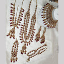 NAFJ Gold Plated Austrian Stone Bridal Set
