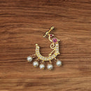 NAFJ Gold Plated Austrian Stone Nose Ring