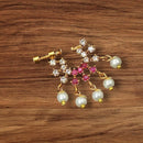 NAFJ Gold Plated Austrian Stone Nose Ring