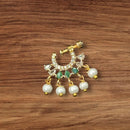 NAFJ Gold Plated Austrian Stone Nose Ring