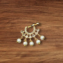 NAFJ Gold Plated Austrian Stone Nose Ring