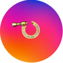 NAFJ Gold Plated Austrian Stone Nose Ring