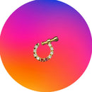 NAFJ Gold Plated Austrian Stone Nose Ring