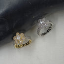 NAFJ Gold \ Silver Plated American Diamond Rings (1 Piece Only)